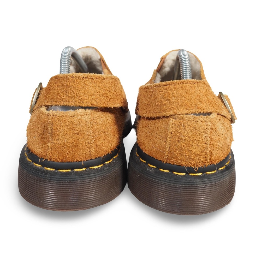 Dr. Martens Isham Hairy Suede Slingback Mules Mens 11 Brown 27959212 Slip On - Picture 5 of 11